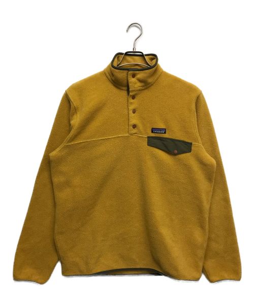 Patagonia（パタゴニア）Patagonia (パタゴニア) ライトウェイトスナップT フリースジャケット イエロー サイズ:Mの古着・服飾アイテム