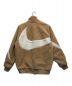 NIKE (ナイキ) リバーシブルフリースジャケット ベージュ サイズ:M：7800円