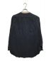 FRANK LEDER (フランクリーダー) ウールバンドカラーシャツ ネイビー サイズ:XS：9800円