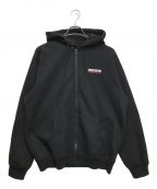 thisisneverthatディスイズネバーザット）の古着「CP INTL. Logo Zip Hoodie」｜ブラック