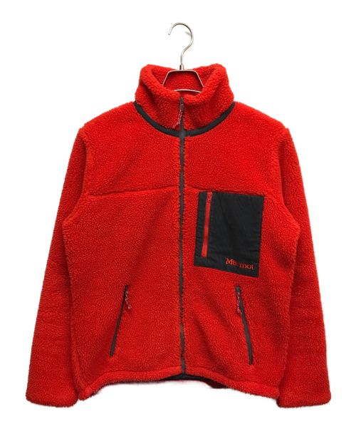 MARMOT（マーモット）Marmot (マーモット) シープフリースジャケット レッド サイズ:Mの古着・服飾アイテム