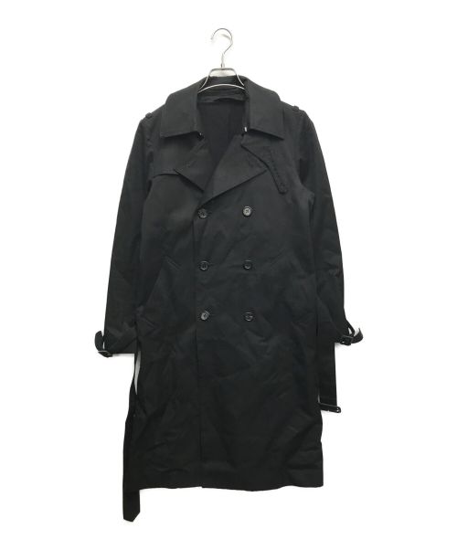 LITHIUM HOMME（リチウムオム・ファム）LITHIUM HOMME (リチウムオム・ファム) トレンチコート / DETACHABLE LINER LONG TRENCH COAT ブラック サイズ:46の古着・服飾アイテム