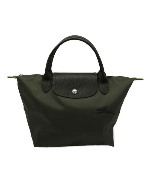 LONGCHAMP（ロンシャン）LONGCHAMP (ロンシャン) ル プリアージュ トップハンドルバッグ カーキの古着・服飾アイテム