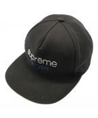 SUPREMEシュプリーム）の古着「chrome classic logo 5-panel」｜ブラック