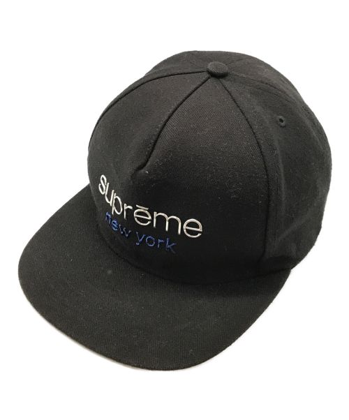 SUPREME（シュプリーム）Supreme (シュプリーム) chrome classic logo 5-panel ブラックの古着・服飾アイテム