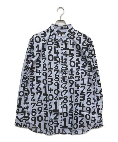 [中古]COMME des GARCONS HOMME DEUX(コムデギャルソン オム ドゥ)のメンズ トップス 19AW ナンバープリント シャツ