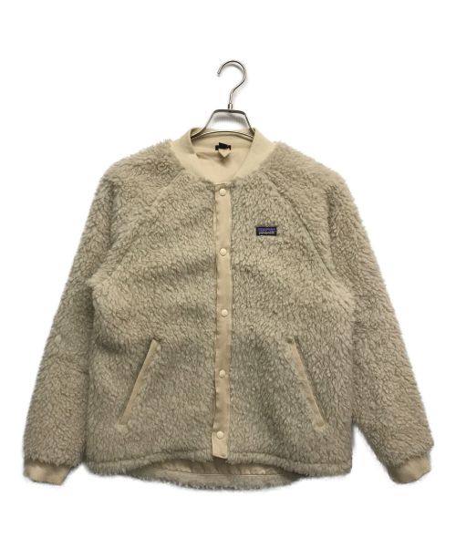 Patagonia（パタゴニア）Patagonia (パタゴニア) ガールズ・レトロX・ボマージャケット ホワイト サイズ:XXL（16-18）の古着・服飾アイテム