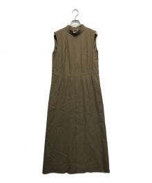 DRESSLAVE（ドレスレイブ）の古着「wool clear twill high neck dress」｜ベージュ