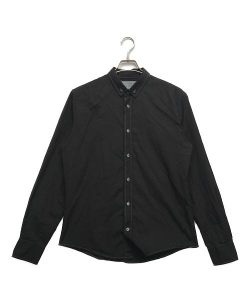 Maison Margiela（メゾンマルジェラ）Maison Margiela (メゾンマルジェラ) ボタンダウンシャツ ブラック サイズ:50の古着・服飾アイテム