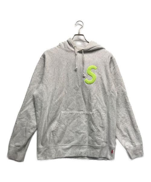 SUPREME（シュプリーム）Supreme (シュプリーム) S Logo Hooded Sweatshirt グレー サイズ:Lの古着・服飾アイテム