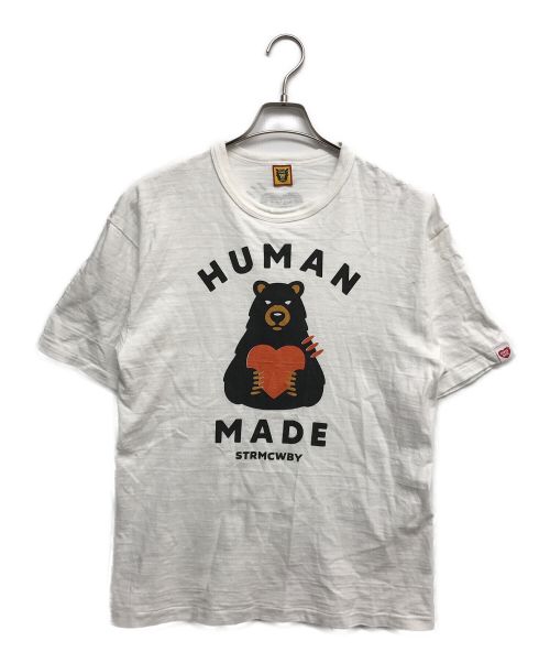 HUMAN MADE（ヒューマンメイド）HUMAN MADE (ヒューマンメイド) グラフィックTシャツ ホワイト サイズ:Lの古着・服飾アイテム