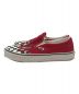 VANS (バンズ) フレイムチェッカースリッポン レッド サイズ:US9.0/UK8.0/EUR42.0：7800円