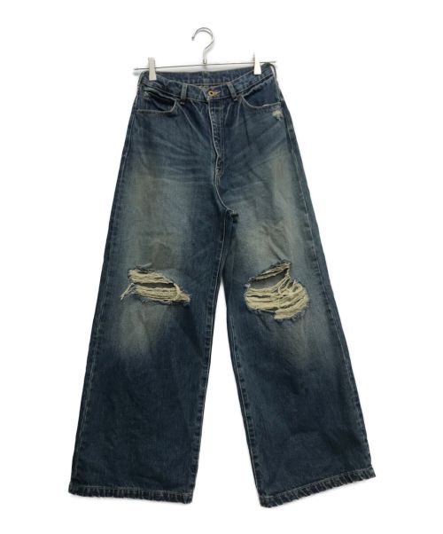 Spick and Span（スピックアンドスパン）Spick and Span (スピックアンドスパン) 5 1/2 FRONT CRUSHED DENIM インディゴ サイズ:27の古着・服飾アイテム