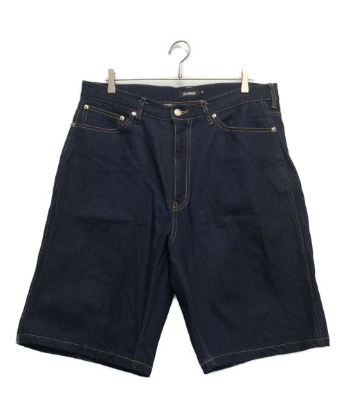 X-LARGE（エックスラージ）X-LARGE (エクストララージ) POLYGON LOGO DENIM SHORT PANTS インディゴ サイズ:36の古着・服飾アイテム