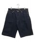 X-LARGE（エクストララージ）の古着「POLYGON LOGO DENIM SHORT PANTS」｜インディゴ