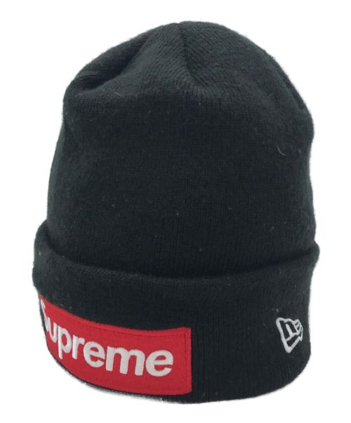 SUPREME（シュプリーム）Supreme (シュプリーム) New Era (ニューエラ) ボックスロゴビーニー ブラックの古着・服飾アイテム