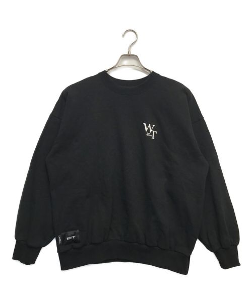 WTAPS（ダブルタップス）WTAPS (ダブルタップス)  LOCKS SWEATER バックロゴスウェット　 ブラック サイズ:03の古着・服飾アイテム