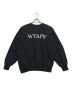 WTAPS (ダブルタップス)  LOCKS SWEATER バックロゴスウェット　 ブラック サイズ:03：19800円