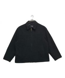 DOCKERS（ドッカーズ）の古着「ジップアップウールジャケット」｜ブラック