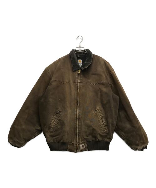 CarHartt（カーハート）CarHartt (カーハート) ダック地ジャケット ブラウン サイズ:2XLの古着・服飾アイテム