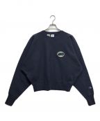 Champion×JOURNAL STANDARDチャンピオン×ジャーナル スタンダード）の古着「by HOLIDAY REVERSE WEAVE CREW：スウェット」｜ネイビー