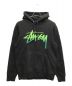 stussy（ステューシー）の古着「ロゴパーカー」｜ブラック