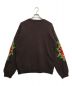 X-LARGE (エクストララージ) BURNING MONSTER CREWNECK KNIT ブラウン サイズ:L：5800円