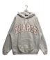 X-LARGE（エクストララージ）の古着「ARCH LOGO HOODED SWEAT」｜グレー