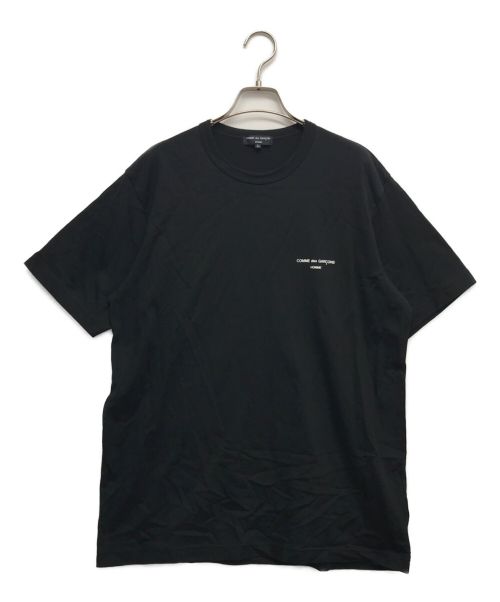 COMME des GARCONS HOMME（コムデギャルソン オム）COMME des GARCONS HOMME (コムデギャルソン オム) 胸ロゴTシャツ ブラック サイズ:Lの古着・服飾アイテム