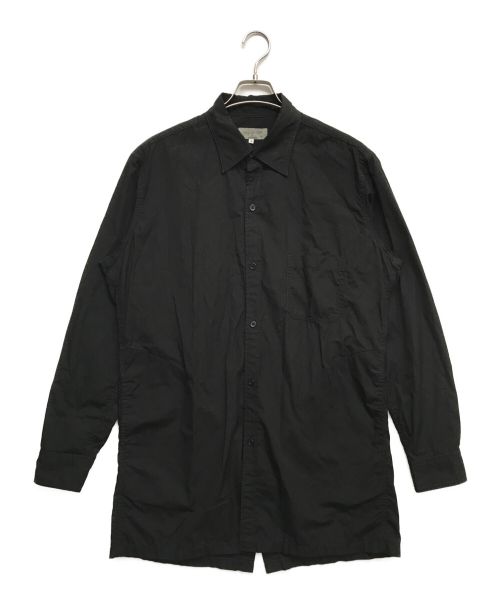 Yohji Yamamoto pour homme（ヨウジヤマモト プールオム）Yohji Yamamoto pour homme (ヨウジヤマモト プールオム) Back Open Chain Stitch Sew Shirt ブラック サイズ:4の古着・服飾アイテム