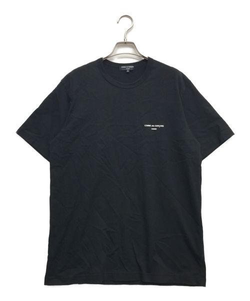 COMME des GARCONS HOMME（コムデギャルソン オム）COMME des GARCONS HOMME (コムデギャルソン オム) 胸ロゴTシャツ ブラック サイズ:Lの古着・服飾アイテム