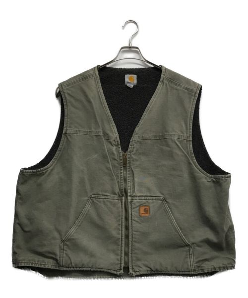 CarHartt（カーハート）CarHartt (カーハート) ダックベスト カーキ サイズ:3XLの古着・服飾アイテム