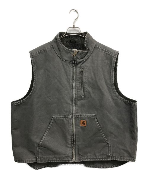 CarHartt（カーハート）CarHartt (カーハート) ダックベスト グレー サイズ:2XLの古着・服飾アイテム