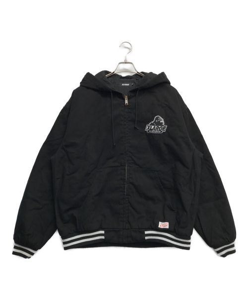 X-LARGE（エクストララージ）X-LARGE (エクストララージ) OLD OG HOODED WORK JACKET ブラック サイズ:XLの古着・服飾アイテム