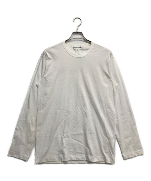 COMME des GARCONS SHIRT（コムデギャルソンシャツ）COMME des GARCONS SHIRT (コムデギャルソンシャツ) ロングスリーブカットソー ホワイト サイズ:Xの古着・服飾アイテム