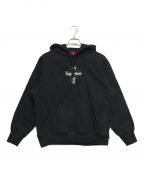 SUPREMEシュプリーム）の古着「20AW Cross Box Logo Hooded Sweatshirt」｜ブラック