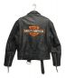 HARLEY-DAVIDSON (ハーレーダビッドソン) ダブルレザーライダースジャケット ブラック サイズ:36：16000円