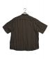 SOPHNET. (ソフネット) S/S BOLD STRIPE B.D SHIRT ブラウン サイズ:M：5000円