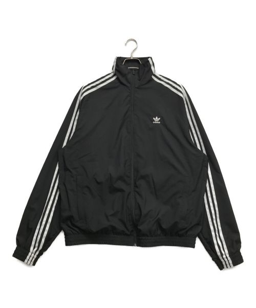 adidas（アディダス）adidas (アディダス) オーバーサイズトラックトップ ブラック サイズ:Lの古着・服飾アイテム