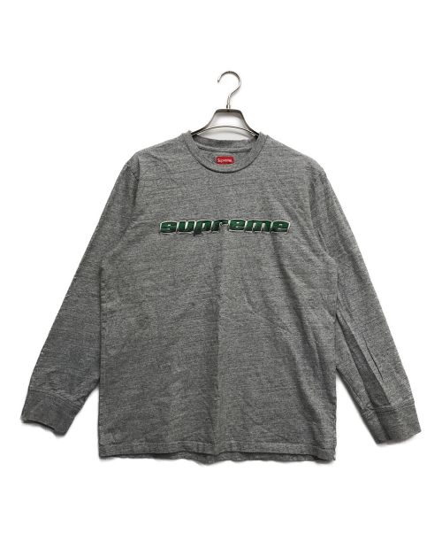 SUPREME（シュプリーム）SUPREME (シュプリーム) Chrome Logo L/S Top グレー サイズ:Lの古着・服飾アイテム