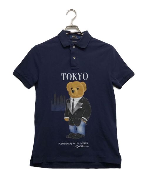 POLO RALPH LAUREN（ポロ・ラルフローレン）POLO RALPH LAUREN (ポロ・ラルフローレン) ポロベアポロシャツ ネイビー サイズ:Sの古着・服飾アイテム