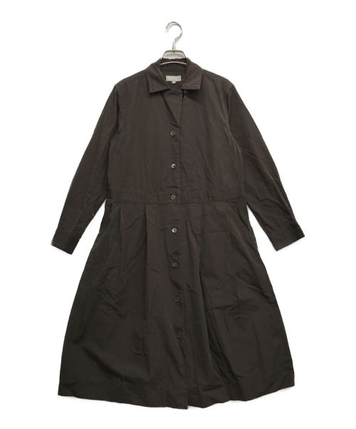 MARGARET HOWELL（マーガレットハウエル）MARGARET HOWELL (マーガレットハウエル) SOFT COTTON POPLIN ワンピース ブラウン サイズ:1の古着・服飾アイテム