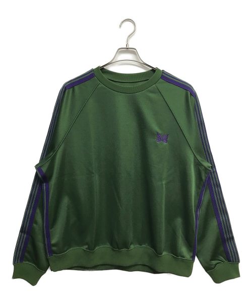 Needles（ニードルズ）Needles (ニードルズ) Track Crew Neck Shirt グリーン サイズ:Lの古着・服飾アイテム