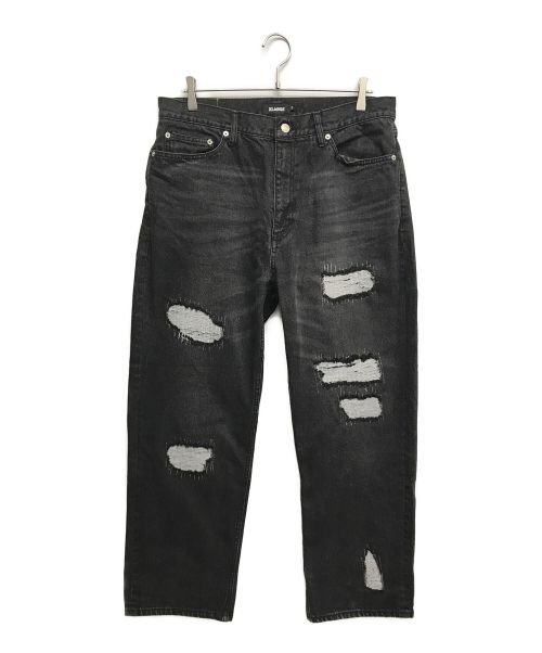 X-LARGE（エクストララージ）X-LARGE (エクストララージ) DISTRESSED DENIM PANTS ブラック サイズ:36の古着・服飾アイテム