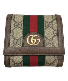 GUCCI（グッチ）の古着「オフィディア GGウォレット」｜ブラウン