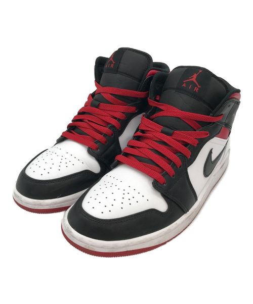 NIKE（ナイキ）NIKE (ナイキ) AIR JORDAN1 MID ホワイト サイズ:27の古着・服飾アイテム