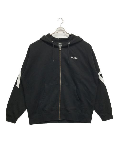 RVCA（ルーカ）RVCA (ルーカ) スウェットジャケット ブラック サイズ:XLの古着・服飾アイテム