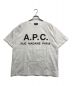 A.P.C.（アーペーセー）の古着「別注ロゴプリント オーバーサイズTシャツ」｜ホワイト