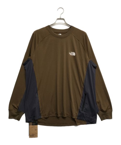 UNDERCOVER（アンダーカバー）UNDERCOVER (アンダーカバー) THE NORTH FACE (ザ ノース フェイス) トレイルランロングスリーブティー ブラウン サイズ:L 未使用品の古着・服飾アイテム