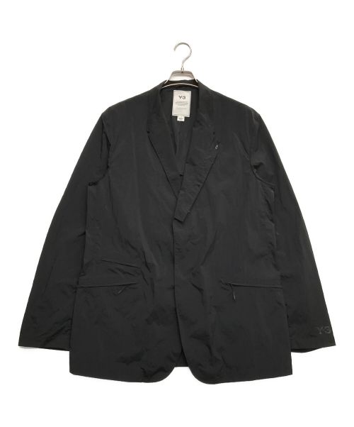 Y-3（ワイスリー）Y-3 (ワイスリー) M CLASSIC CROSS-DYED NYLON BLAZER ブラック サイズ:Lの古着・服飾アイテム